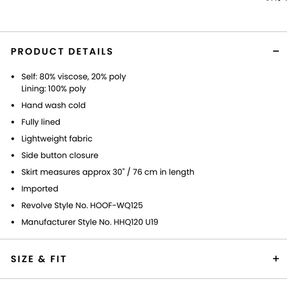 House of Harlow 1960 x REVOLVE Jorgina Midi Skirt xs NWT - Picture 6 of 7